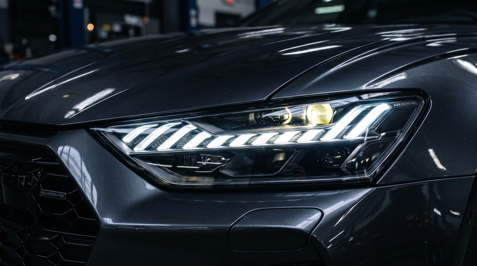OEM-style lighting retrofit installed on a vehicle by VTX Auto Millennium